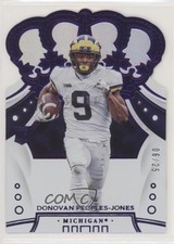2020 Panini Chronicles Draft Picks Mirror Purple 6/25 Donovan Peoples-Jones 1u6