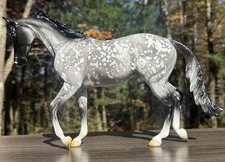Breyer Like Peter Stone Thoroughbred Adobe Tour Horse 2002 Dapple Grey Glossy
