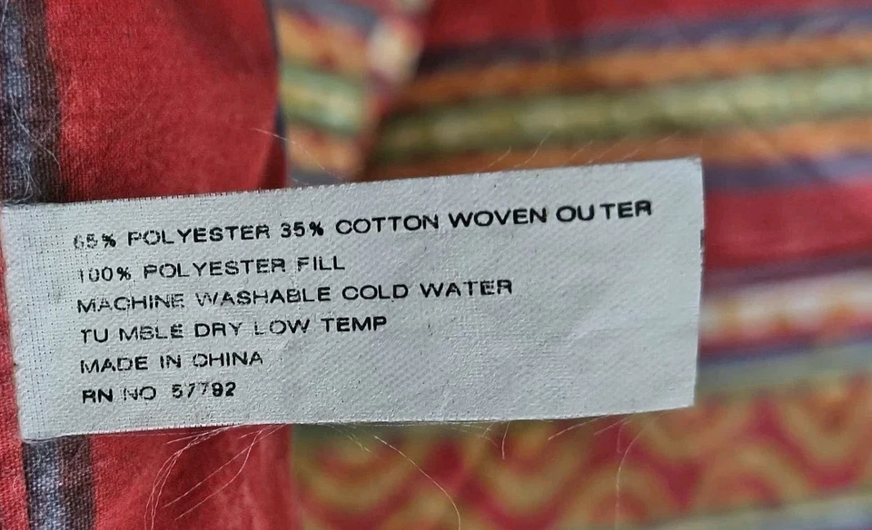 6 Vintage Chair Cushion Great Condition No Stains/Rips/Smells Approx 19x19x2" - Image 2 of 4