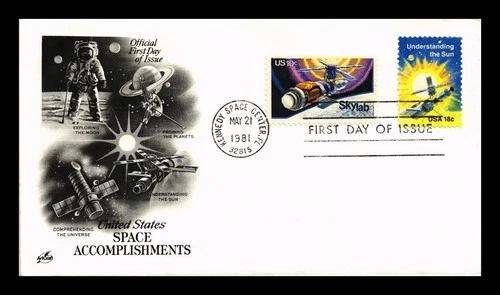 US COVER UNDERSTANDING THE SUN SPACE ACCOMPLISHMENTS FDC COMBO ARTCRAFT