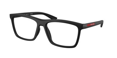 PRADA LINEA ROSSA PS 01TV 1BO1O1 Matte Black Demo Lens 54 mm Men's Eyeglasses