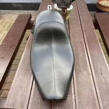 Harley Davidson Softail Solo Seat Black Leather Made In The USA By Harddrive