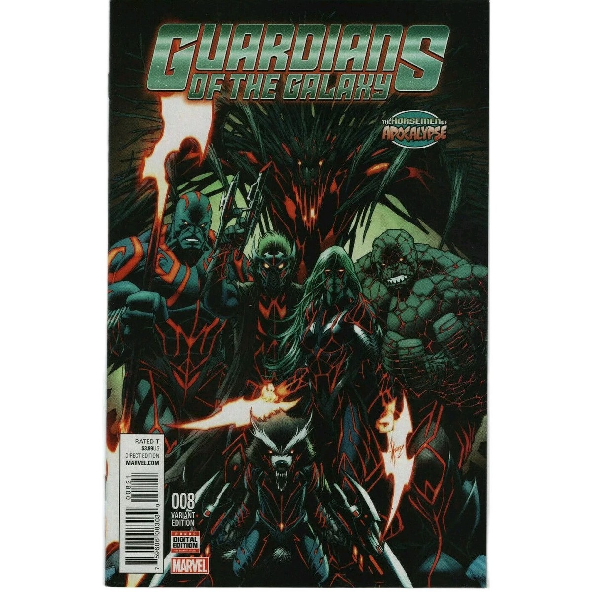Guardians of the Galaxy #8 Horsemen of the Apocalypse Variant