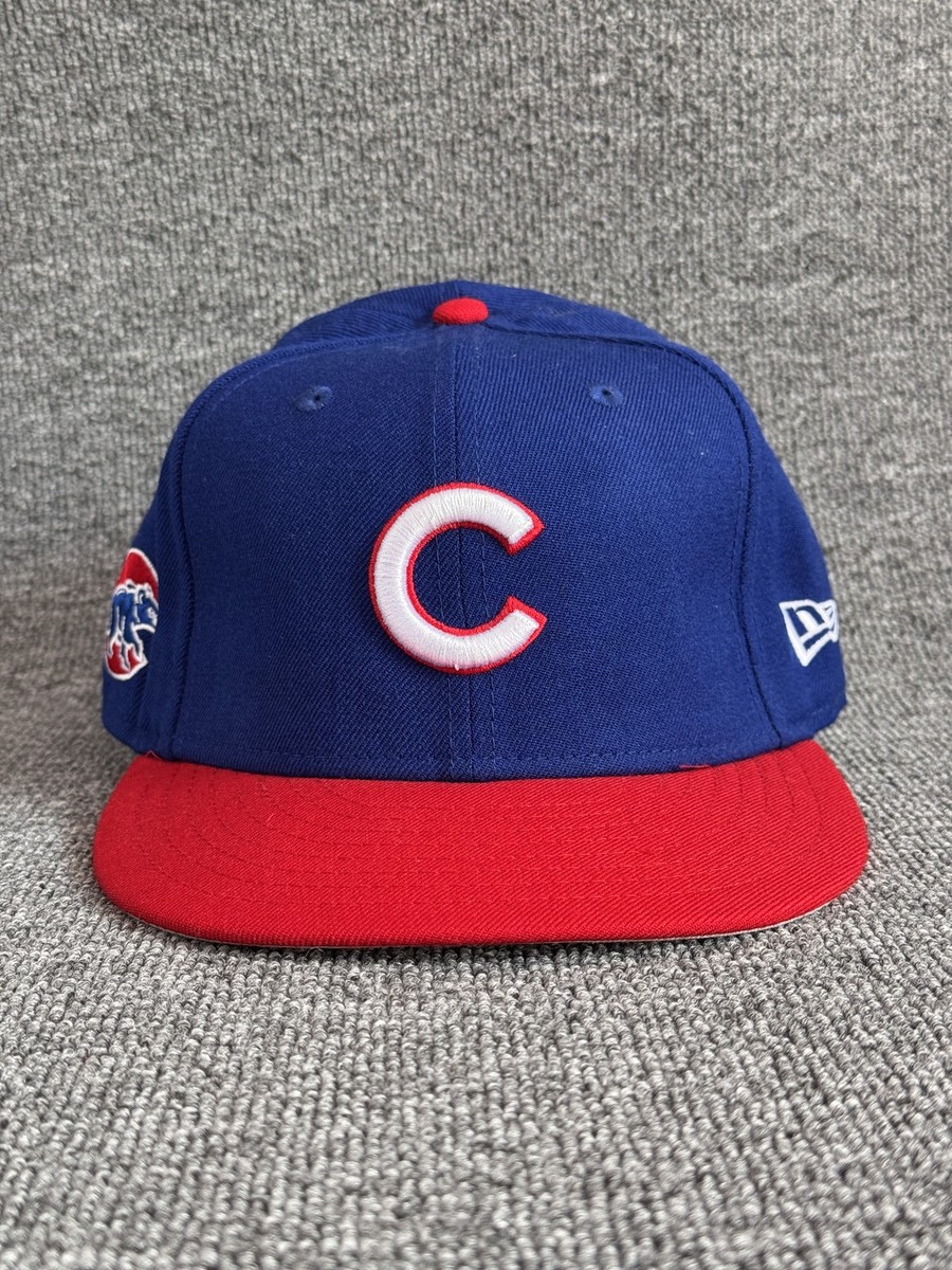 New Era Chicago Cubs 9FIFTY Snapback Flat Brim Blue Red One Size Hat