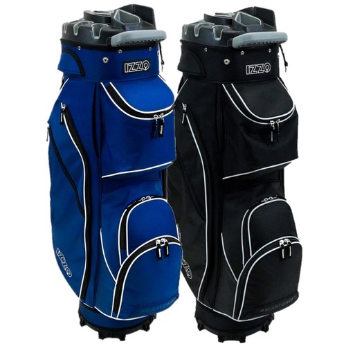 NEU Izzo Golf Vault Cart Bag Quiet Lock 14-Wege Top - Wählen Sie die Farbe - Bild 1 von 8