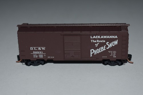 Coche de carga de una sola puerta MTL Lackawanna escala N 40' 52831 C56766 | Zustand: Used