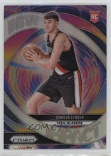 2024-25 Panini Prizm Instant Impact Silver Prizm Donovan Clingan #15 7rf