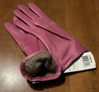 Coach SOHO Pink Leather Gloves NWT 6 1/2 Silver Buckle MFSRP $128 — photo 10