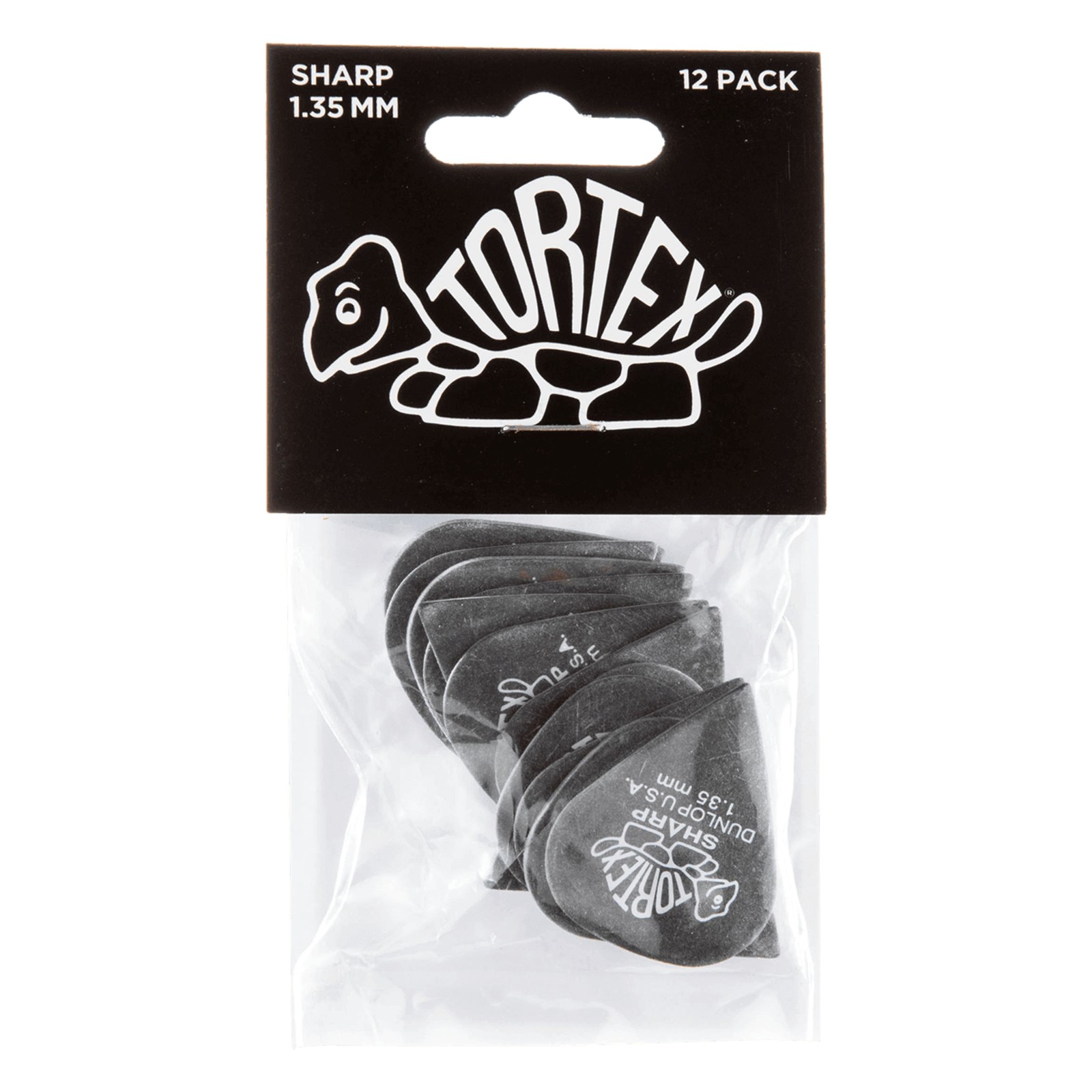 Набор отмычек Dunlop 412P1.35 Tortex Sharp 1,35 мм - Plektren