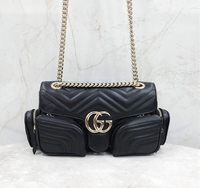 Gucci Umhängetasche mit mehreren Taschen Marmont Small 795228 148264520 [U]