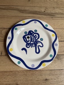 Vintage Nassau Bahamas Abaco Decorative Fish Plate 3D Ceramic 8in 1998 Pair 2X