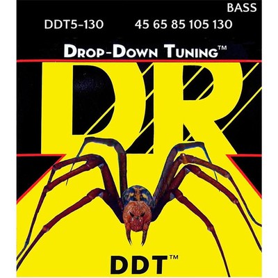 DR Strings Drop Down Tuning Medium 5String Bass Strings (45130)