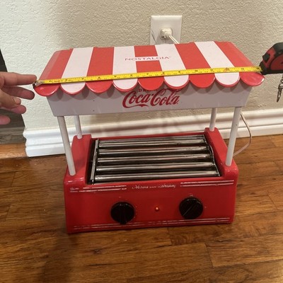 Nostalgia Coca-Cola Hot Dog Roller & Bun Warmer Machine,it s working.no box used