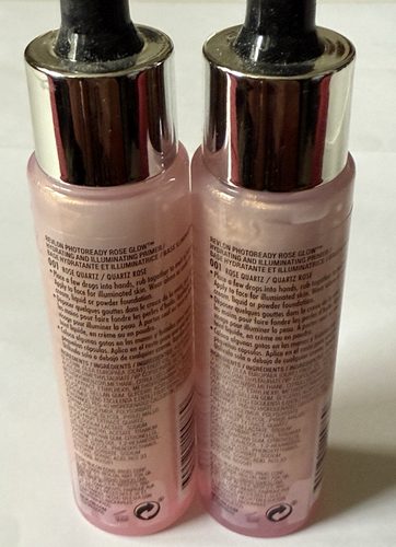 Revlon Rose Glow Hydrating + Illuminating Primer Rose Quartz 1 Fl oz Lot of 2 - Picture 3 of 5