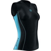 Skins She Women's Compression Top Sleeveless Black/blue Large on sale Skins She Women's Compression Top Sleeveless Black/blue Large on sale