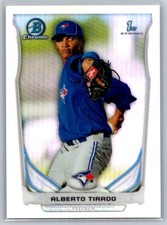 2014  Bowman Chrome #BCP8 Alberto Tirado Refractor 219/500 BLUE JAYS