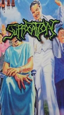 Suffocation Shape patch Dying Fetus Cryptopsy 6666