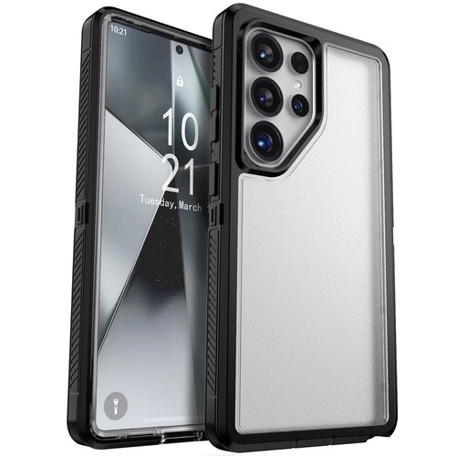 Funda a prueba de golpes de doble capa para teléfono Samsung Galaxy S24 Ultra/S24/S24 Plus - Imagen 4 de 27