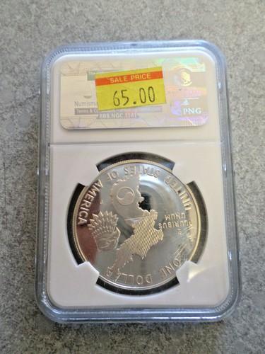 1991-P Korean War Commemorative Silver Dollar NGC Proof 69 Ultra Cameo - Picture 3 of 3
