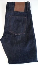 The Unbranded Brand Selvedge Jeans Men 32x31 UB101 14.5oz Skinny Dark Wash Denim