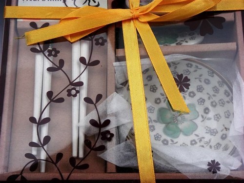 Set regalo bacchette e supporti e piattini cinesi da pranzo NUOVISSIMO #11061503 - Foto 5 di 5