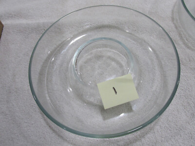 Vintage Corning PYREX 22 cm France 9'' Jello Mold- Cake Clear Glass
