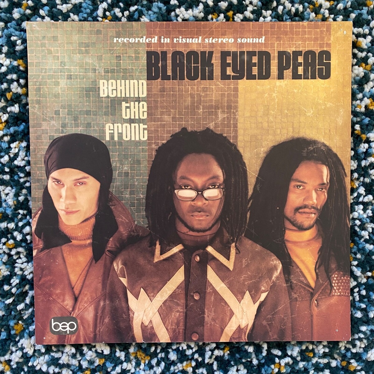 BLACK EYED PEAS Behind the Front ポスター VINTAGE ORIGINAL Black Eyed Peas Behind The Front OG Promo 12x12