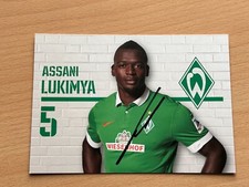Assani Lukimya - Werder Bremen - Autogrammkarte original signiert - #S4243