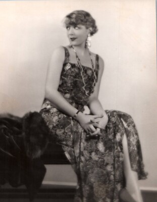 Ina Claire (1930s)   Vintage Hollywood Beauty Stylish Glamorous Photo K 685