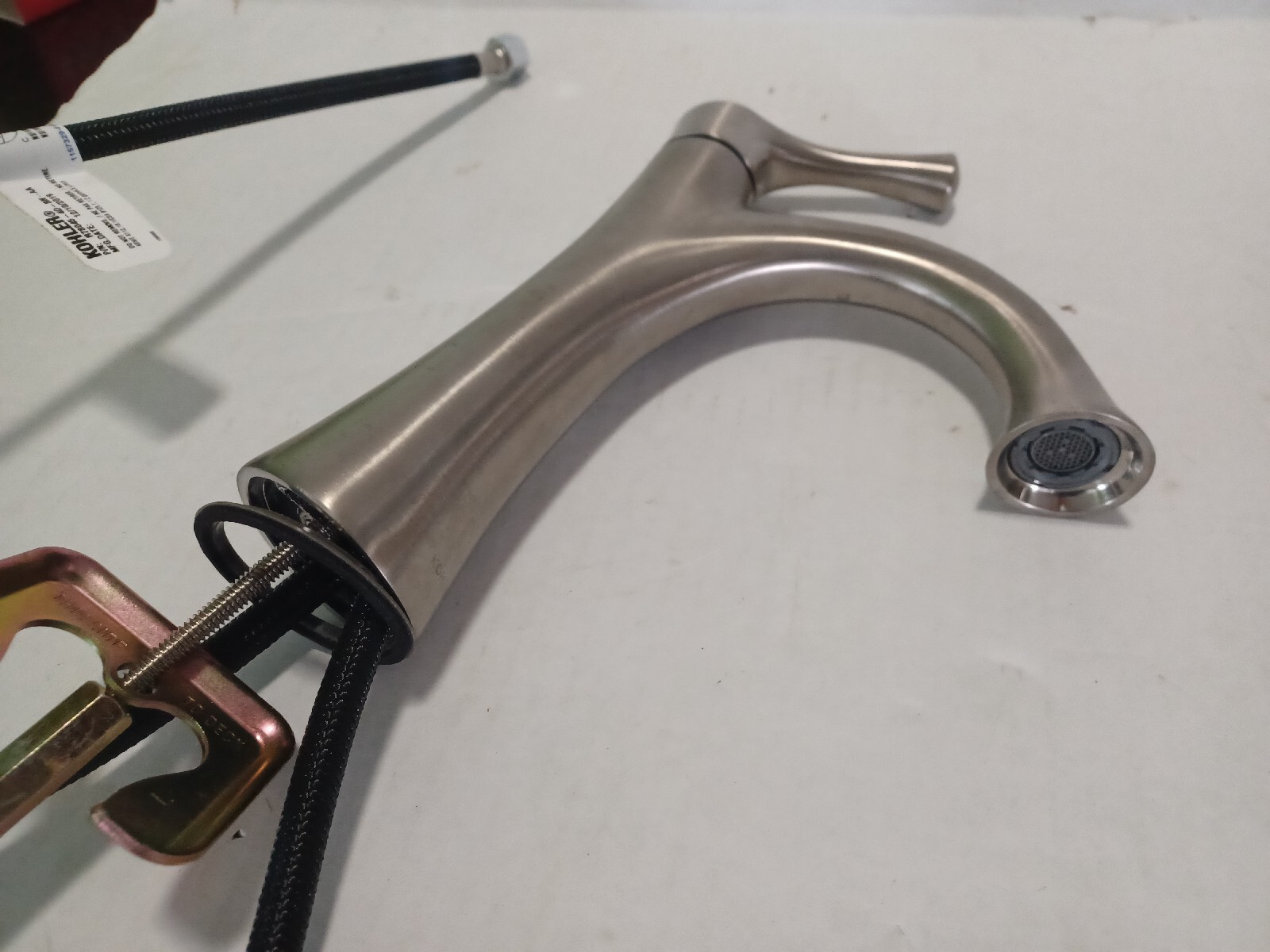 Kohler Lilyfield SingleHandle Bathroom Faucet Brushed Nickel 