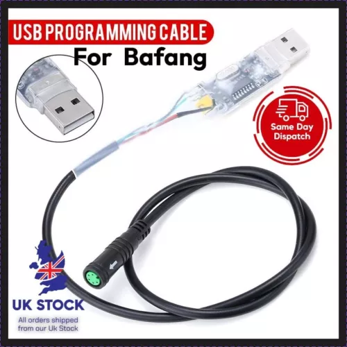Bafang Mid Motor USB Programming Cable 5Pin Female for BBS01B BBS02B Motor Ebike