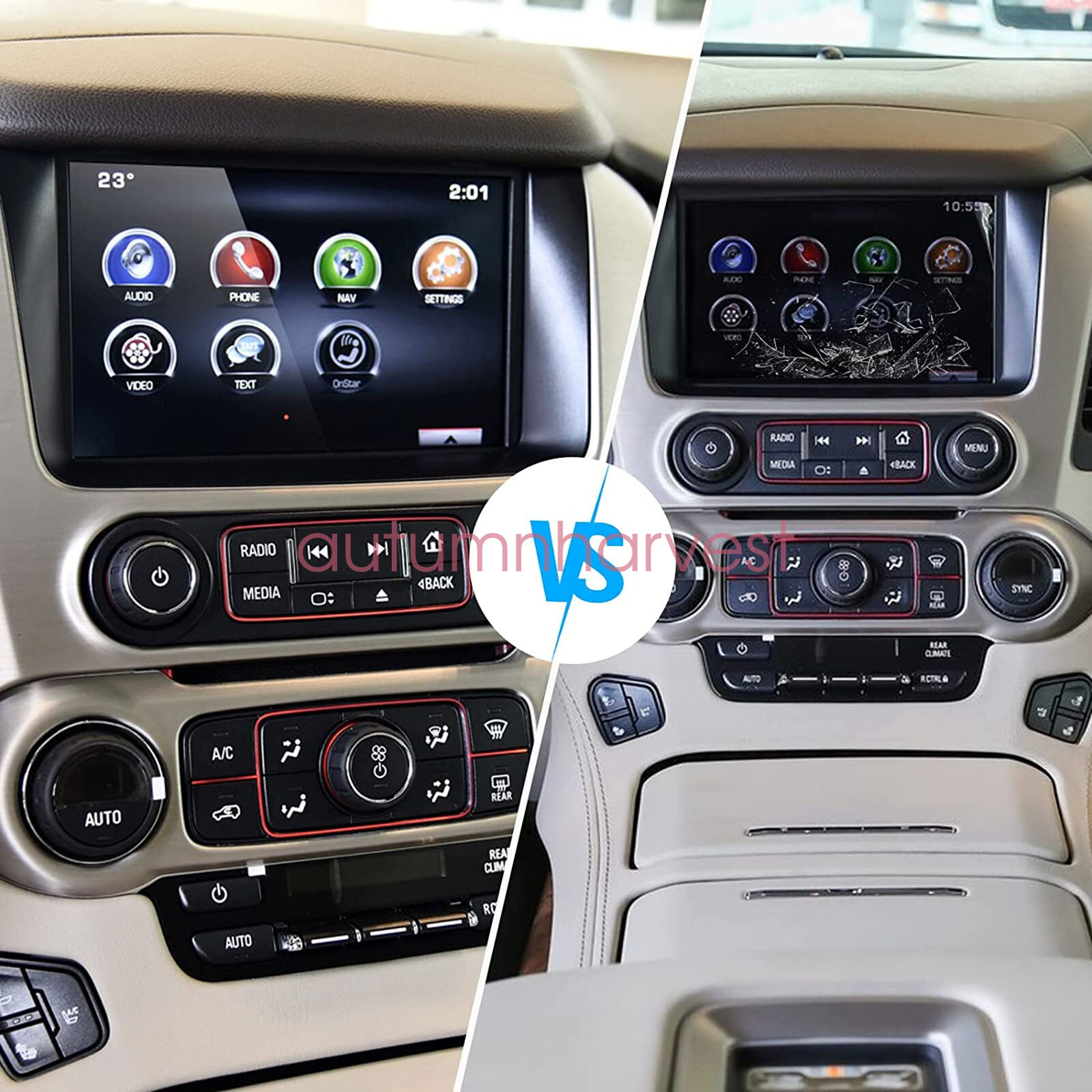 REPLACEMENT TouchScreen GLASS Digitizer LCD MYLINK FIT Chevrolet GMC