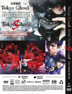 DVD Tokyo Ghoul Live Action The Movie 1-2 English Subtitle Region
