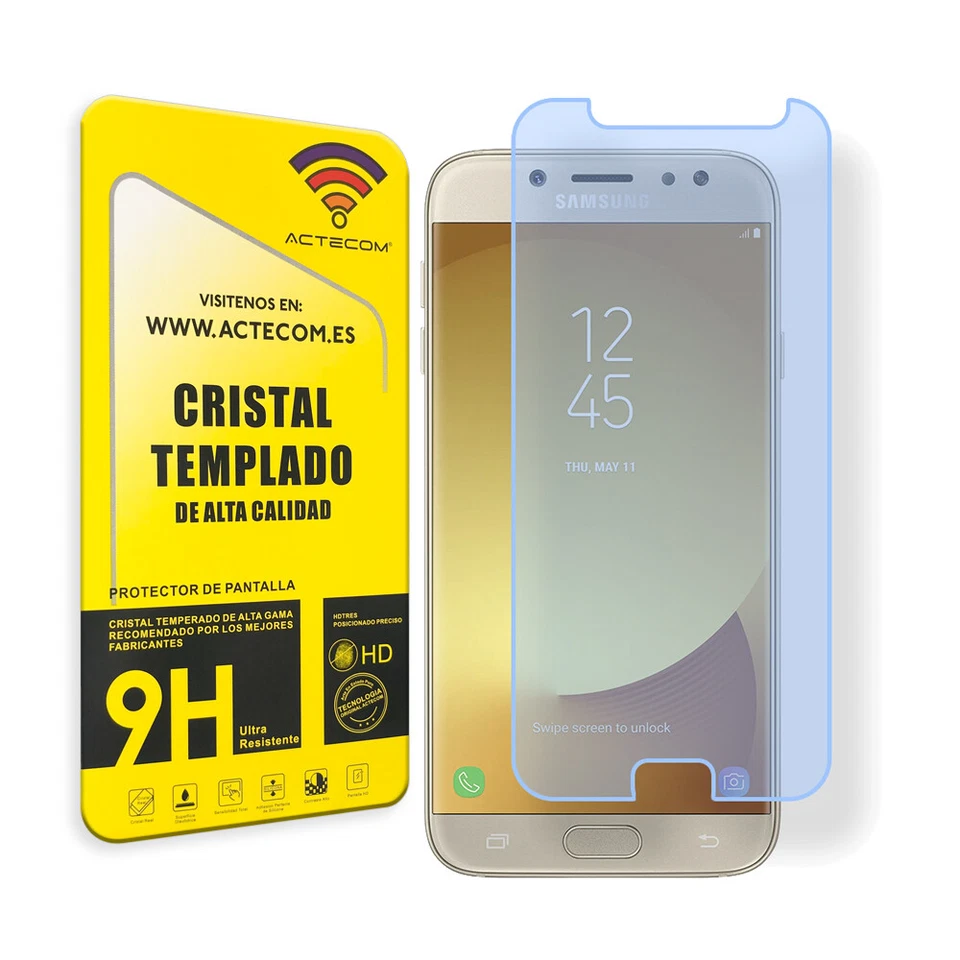 ACTECOM® PROTECTOR PANTALLA CRISTAL TEMPLADO PARA SAMSUNG GALAXY J3 2017 - Imagen 2 de 3