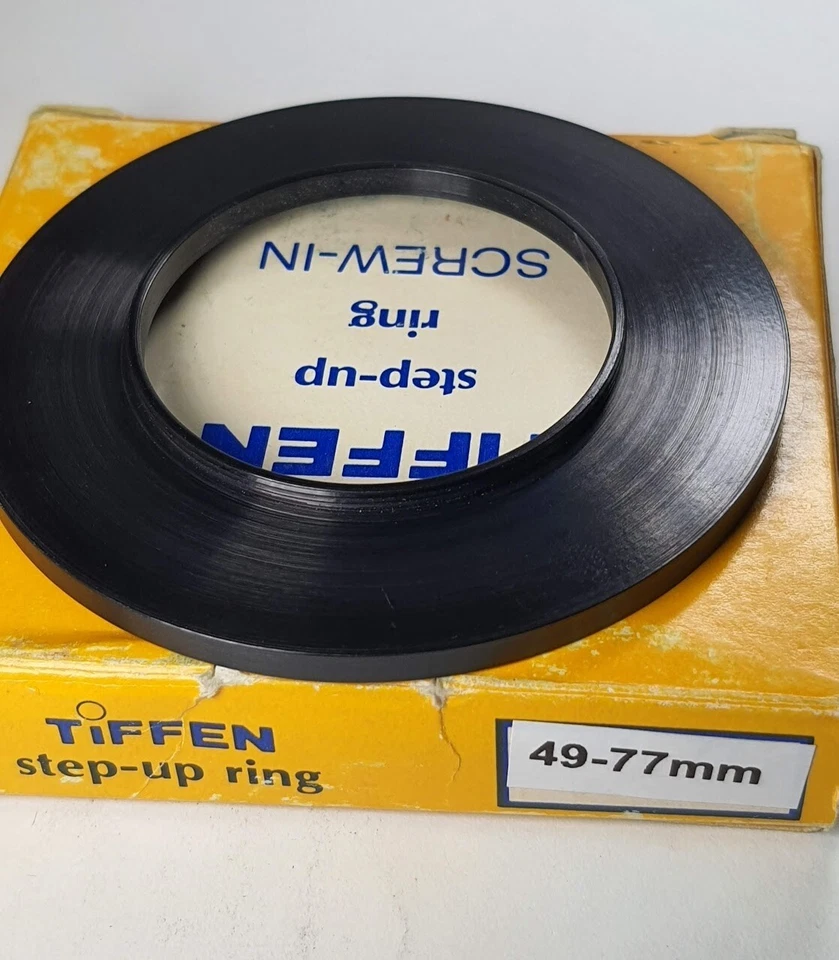 TiFFEN 49-77mm Step Up Lens Filter Converter Adapter Ring 49mm-77mm E49-E77 USA - Image 4 of 4
