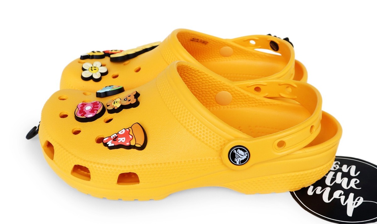 Crocs Classic Clog x Justin Bieber Drew House Yellow UK 12 13  US New