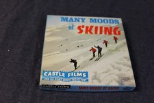 8mm Film Reel MANY MOODS IN SKIING