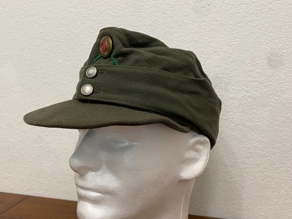 ORIGINAL POST WAR GERMAN M43 FIELD CAP - INFANTRY - SIZE 55 (US 6