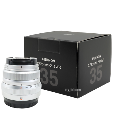 New Fujifilm XF 35mm f/2 R WR SILVER Lens FUJI 74101027204 | eBay
