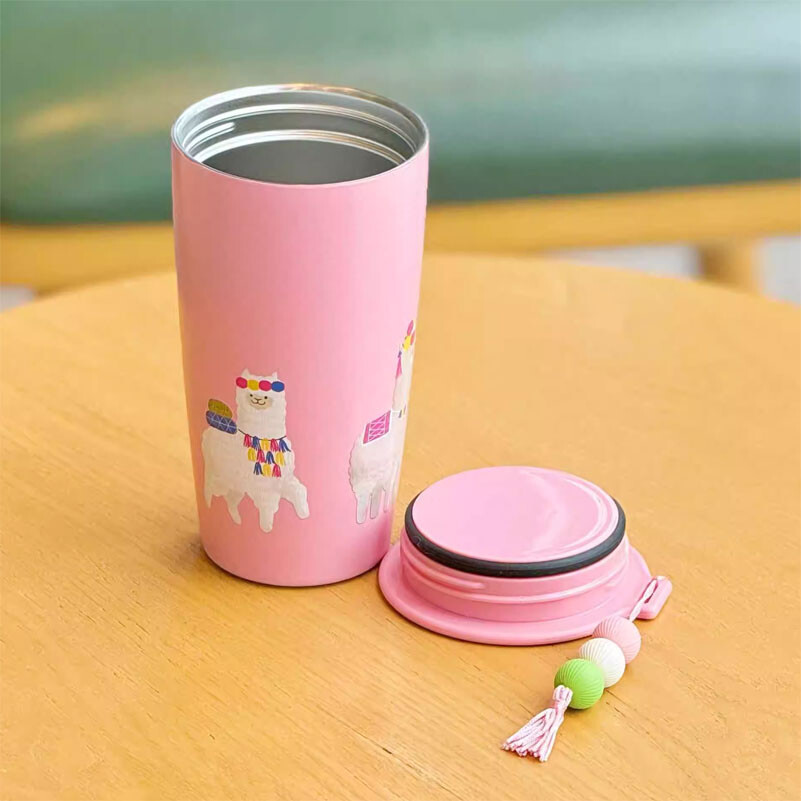 New Starbucks China 2024 Summer Alpaca Paradise 12oz Pink SS