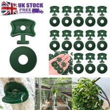 50-200X Greenhouse Twist Clips & Washers For Insulation Bubble Netting Shading