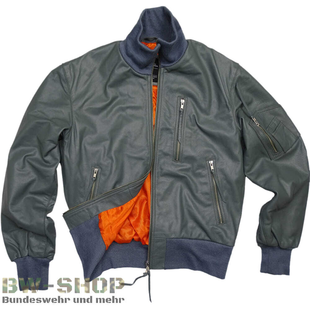 BUNDESWEHR FLIEGERJACKE NEU SCHWARZ GRAU ORIGINAL BW