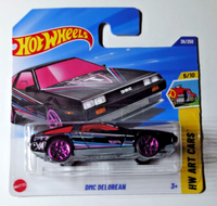 Hot Wheels - Delorean DMC-12 - Schwarz - Hw Art Cars 2025 - HYW88