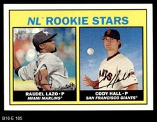 2016 Topps Heritage #185 Raudel Lazo NL RC Stars Marlins / Giants RC 8 - NM/MT