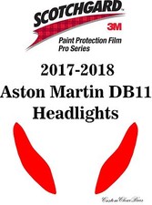 3M Scotchgard Paint Protection Film Pro Series Clear 2017 2018 Aston Martin DB11