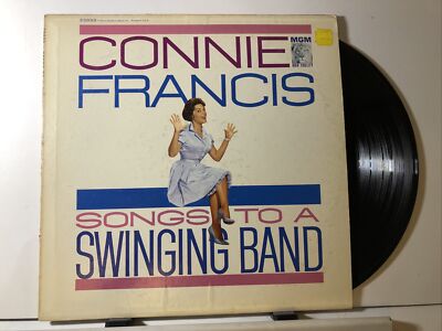 Connie Francis Songs To A Swinging Band E3893 MGM VG LP 12in Vinyl
