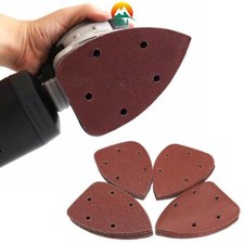 20pcs Triangle 5 Hole Self-adhesive Sandpaper Abrasive Polishing Tool 40-400Grit