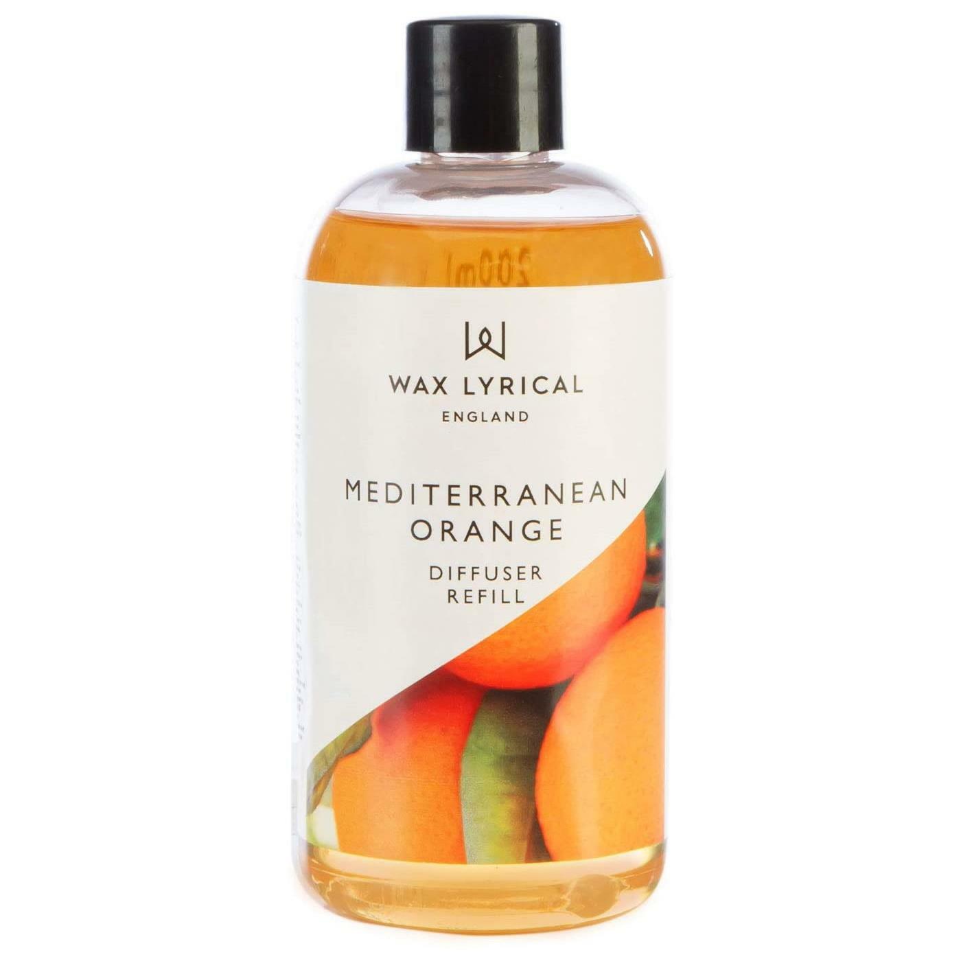 Wax Lyrical England Home Fragrance Mediterranean Orange Scented Diffuser Refill
