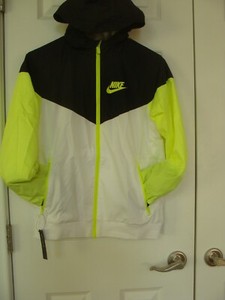 nike windrunner jacket lime green