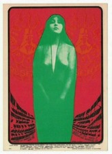 VANILLA FUDGE CHARLES LLOYD AVALON BALLROOM FAMILY DOG POSTCARD FD-85 N/M B-2